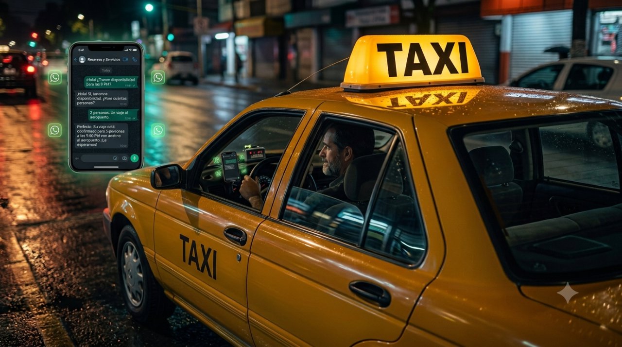Servicio de taxi automatizado por WhatsApp