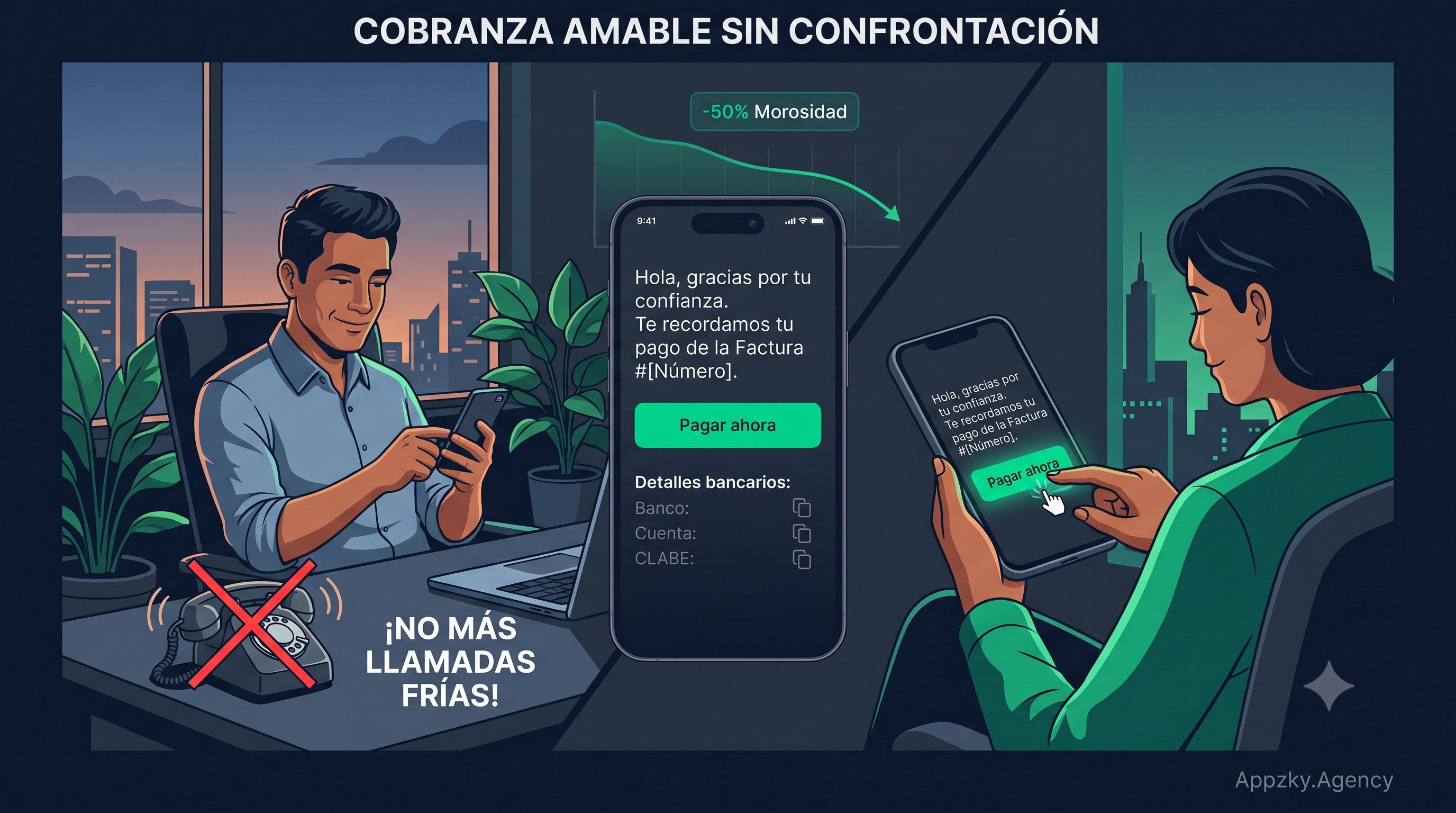 Cobranza sin llamadas molestas: Cómo usar WhatsApp para recordar pagos de forma amigable