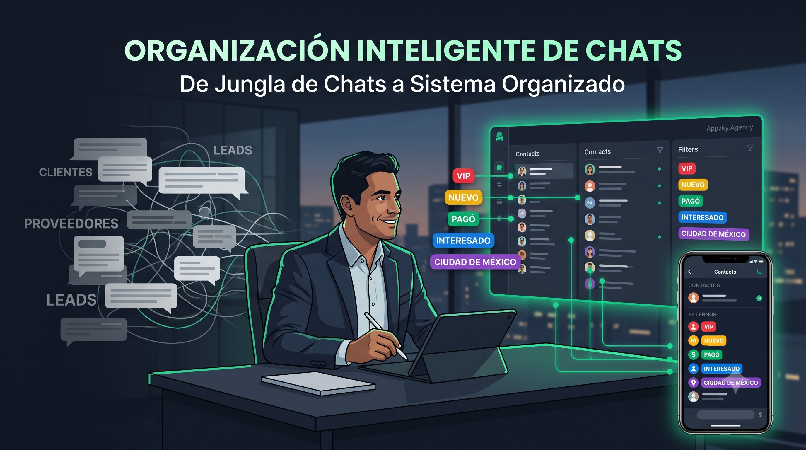 De desorden a máquina de ventas: Cómo organizar los contactos de tu negocio con etiquetas